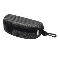 Custodia per occhiali da sole anti-pressione EVA portatile vintage (nera)