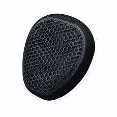 Cuscino del sedile in silicone resistente al sole impermeabile per massaggio traspirante per moto (nero)