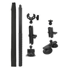 Per Insta 360 ONE X / X2 / X3 Staffa per selfie stick con ventosa superiore per auto, modello: set 2