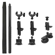 Per Insta 360 ONE X / X2 / X3 Staffa per selfie stick con ventosa superiore per auto, modello: set 3