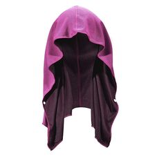Asciugamano con cappuccio a forma di U da 65x30 cm con sensazione di freddo, spiaggia, campeggio, fitness, protezione solare, asciugatura rapida, fascia sportiva rinfrescante (rosa rosso)