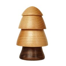 Porta stuzzicadenti in legno massiccio Barattolo per stuzzicadenti in legno personalizzato per la casa (forma piccolo albero)