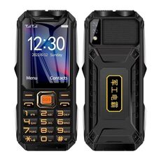 Telefono Elder Q8-1 a tripla prova, batteria 16800mAh, 2,4 pollici, 21 tasti, Bluetooth, torcia LED, FM, SOS, doppia SIM, rete: 4G (nero)