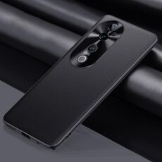 Custodia per telefono antiurto all-inclusive in pelle tinta unita per vivo S19 Pro (nera)