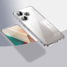 Per Xiaomi Redmi 13 4G Global Armor Custodia rigida in TPU trasparente per PC (trasparente)