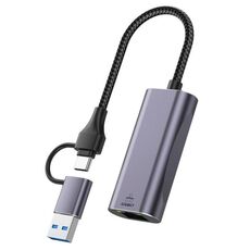 Adattatore hub USB / tipo C a Gigabit T30B per docking station per telefoni tablet PC portatili