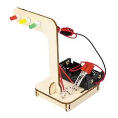 Tecnologia delle luci dei semafori Kit di materiali per esperimenti sui circuiti di fisica dei semafori di piccola produzione