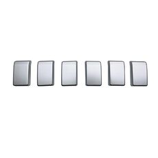Per Mitsubishi 2023 Delica Mini Guida a Destra Griglia Anteriore Modificata Cornice Decorativa(Argento)