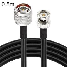 Cavo coassiale RF RG8X maschio da 0,5 m N maschio a BNC maschio