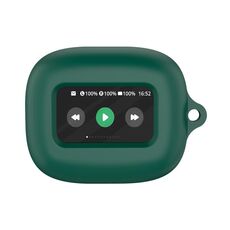 Custodia protettiva in silicone per auricolari Bluetooth wireless JBL Live Beam 3 (verde scuro)