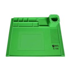 BEST S-190 Cuscinetto per banco da lavoro in silicone resistente alle alte temperature (verde)