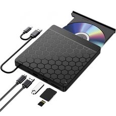 042 Modello di calcio USB 3.0 / Type-C Computer Laptop Masterizzatore per unità ottica esterna Masterizzatore DVD
