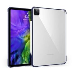 Per iPad Pro 11 2022 Custodia tablet antiurto trasparente PC+TPU (blu)
