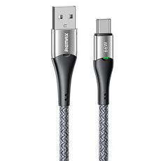 REMAX RC-C117 Cavo dati di ricarica rapida da USB a Type-C da 1,2 m 66 W (Argento)