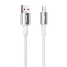 REMAX RC-C099 Cavo dati intrecciato da USB a Type-C da 1,2 m 66 W a ricarica rapida (bianco)