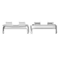 Per Huawei Band 9/9 NFC 1 paio di connettori per cinturino in metallo in acciaio inossidabile (argento)