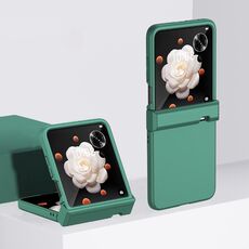 Custodia per telefono antiurto con copertura totale per PC per Honor Magic V Flip 3 parti Skin Feel (verde foresta)