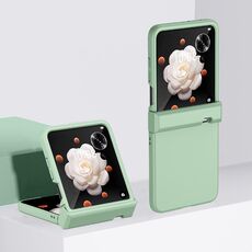 Per Honor Magic V Flip 3 parti Skin Feel PC Custodia antiurto a copertura totale (verde menta)