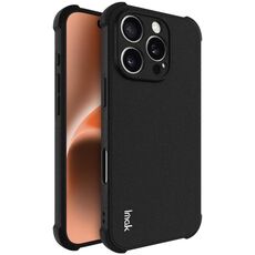 Per iPhone 16 Pro custodia per telefono imak antiurto in TPU con airbag (nero opaco)