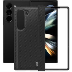 Per Samsung Galaxy Z Fold6 imak Ruiyi Series Custodia in fibra di carbonio PU + PC
