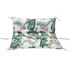 Cuscino per sedia da panca per protezione solare impermeabile morbido per patio domestico, dimensioni: 120x100x10 cm (stile Hawaii)