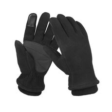 1 paio di guanti invernali caldi antiscivolo in pile Rocker Guanti sportivi da equitazione per esterni, taglia: S (nero)