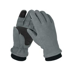 1 paio di guanti invernali caldi antiscivolo in pile Rocker Guanti sportivi da equitazione per esterni, taglia: S (grigio)