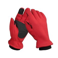 1 paio di guanti invernali caldi antiscivolo in pile Rocker Guanti sportivi da equitazione per esterni, taglia: M (rosso)