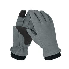 1 paio di guanti invernali caldi antiscivolo in pile Rocker Guanti sportivi da equitazione per esterni, taglia: XL (grigio)