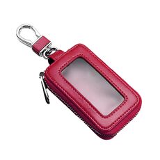 Custodia universale per chiavi con cerniera visibile per telecomando per auto (Claret)