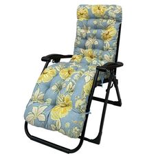 Tappetino per lettino da giardino per la casa con cinghia stampata ispessita da 170 x 53 x 8 cm (fiori e canzoni)