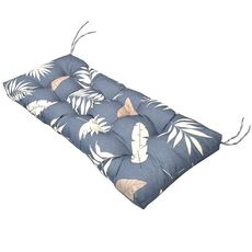 Cuscino per panca da esterno, per patio, impermeabile, con protezione solare, 130 x 50 cm, colore: grigio foglia