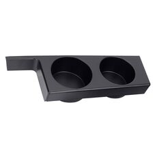 Per BMW Serie 5 E39/528i/530i/M5 Portabicchieri con controllo centrale per auto con guida a sinistra, Colore: Nero