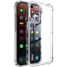 Per iPhone 16 IMAK Space Shield PC + custodia per telefono antiurto Airbag in TPU (trasparente)