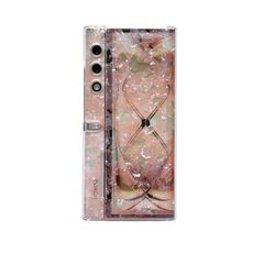 Custodia per telefono For Honor Magic V Purse Pearlescent Shell Texture (rosa verde)