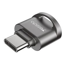 Lettore di schede mini OTG Yesido GS19 USB-C / Type-C a TF Card (nero)
