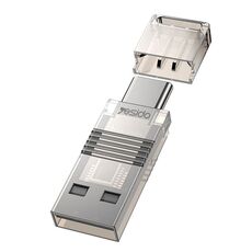 Yesido GS21 Adattatore per lettore di schede OTG 2 in 1 da USB 3.0 a USB-C / Type-C + TF Card (Oro)