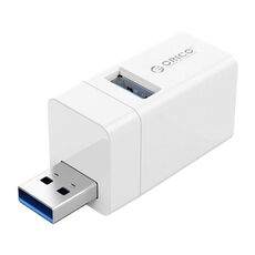 ORICO MINI-U32 Adattatore Mini HUB USB 3 in 1 (bianco)