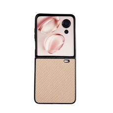 Custodia per telefono per PC For Honor Magic V Flip Weave Texture (oro)