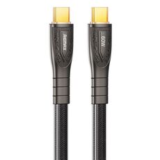 REMAX RC-C166 Prime 1,2 m 60 W da tipo C a tipo C cavo di ricarica rapido intrecciato (nero)
