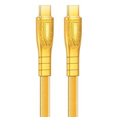 REMAX RC-C166 Prime 1,2 m 60 W da tipo C a tipo C cavo di ricarica rapido intrecciato (oro)