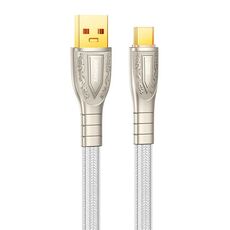 REMAX RC-C167 Prime Cavo di ricarica rapido intrecciato da USB a Type-C da 1,2 m 66 W (Argento)