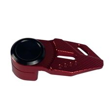 Gancio per casco in lega di alluminio CNC per moto (rosso)