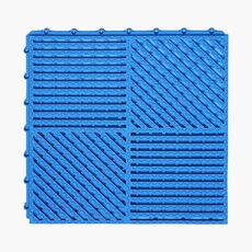 Tappetini da bagno 30x30 cm Tappetini antiscivolo in PVC idrofobico resistente allo sporco (blu chiaro)