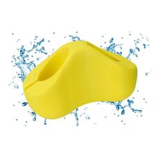 Piastra per gambe di bloccaggio per allenamento per il nuoto Piastra per ausilio per il nuoto per allenatore delle gambe, Colore: giallo brillante Bambini sotto i 55 kg