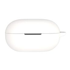 Custodia protettiva in silicone per auricolari wireless Beats Solo Buds (bianca)