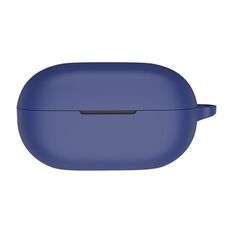 Custodia protettiva in silicone per auricolari wireless Beats Solo Buds (blu scuro)