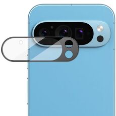Per Google Pixel 9 Pro IMAK Pellicola in vetro per obiettivo fotocamera posteriore versione nera