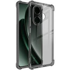 Per Realme GT 6 5G Global imak Custodia in TPU antiurto per airbag (nero trasparente)