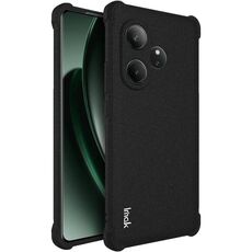 Per Realme GT 6 5G Global imak Custodia in TPU antiurto per airbag (nero opaco)